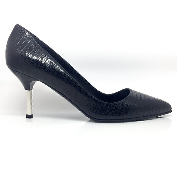 MaxMara Shoes - NEW MAX MARA Dinda Black Leather  Heels Pumps